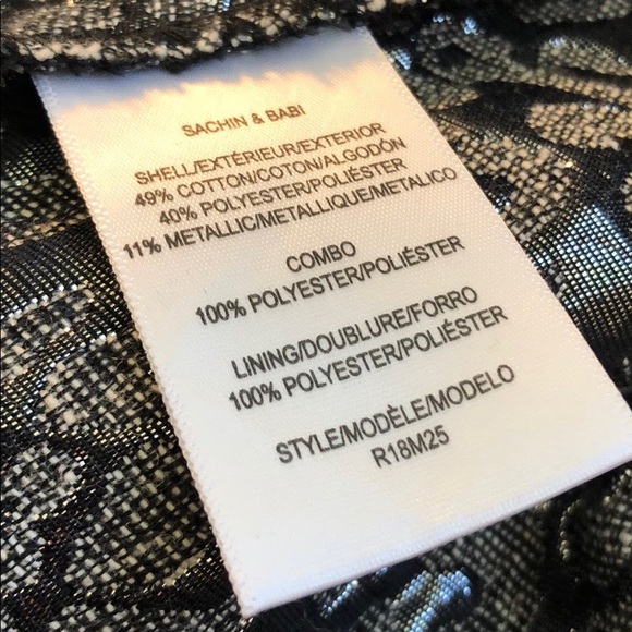 Hi-Lo Metallic Animal Print Evening Gown - Picture 7 of 7